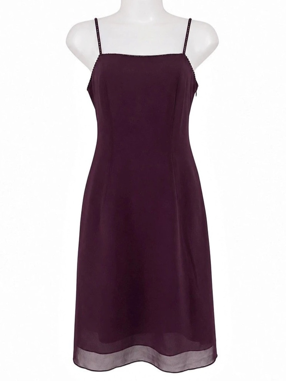 Donna Hsu Mini Slip Dress in Purple Size 7